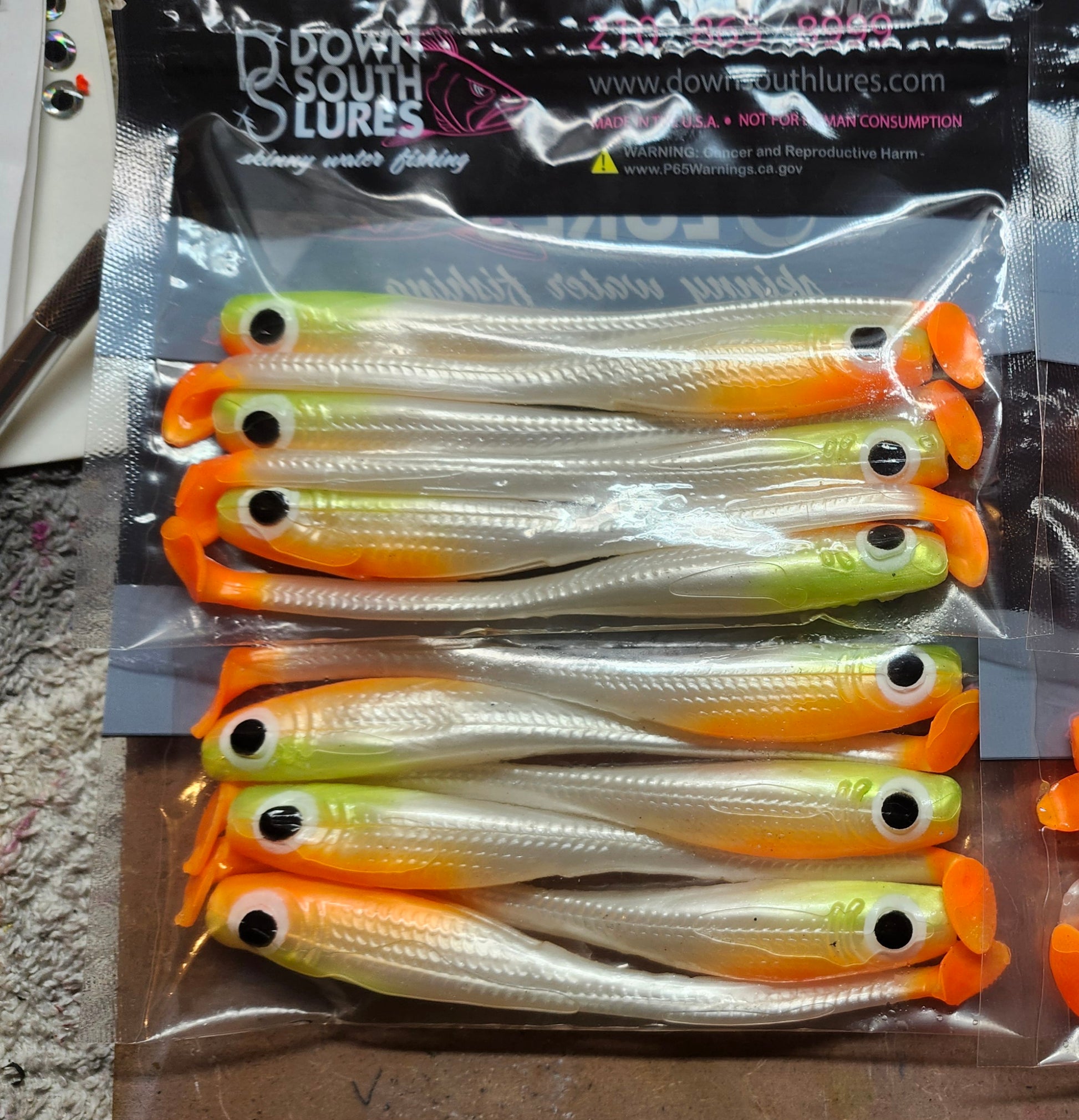dsl fishing lures Custom DSL Super Model Citrus Pearl